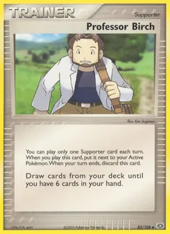 Kaart Professor Birch