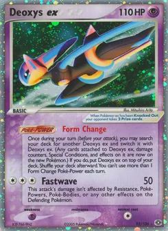 Kaart Deoxys ex