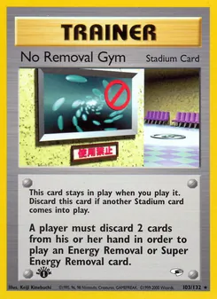 Kaart No Removal Gym