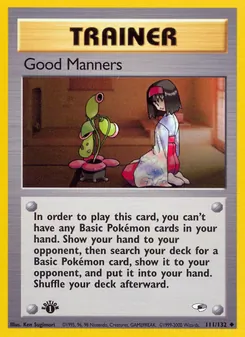 Kaart Good Manners