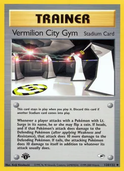 Kaart Vermilion City Gym