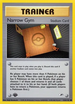 Kaart Narrow Gym