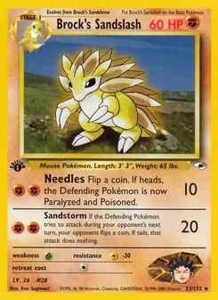 Kaart Brock's Sandslash