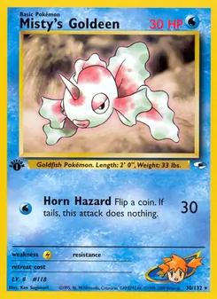 Kaart Misty's Goldeen
