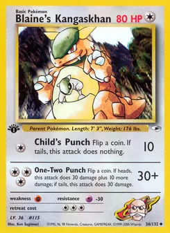 Kaart Blaine's Kangaskhan