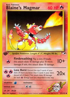 Kaart Blaine's Magmar