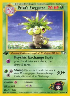 Kaart Erika's Exeggutor