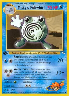 Kaart Misty's Poliwhirl