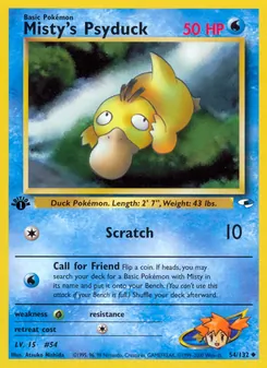 Kaart Misty's Psyduck