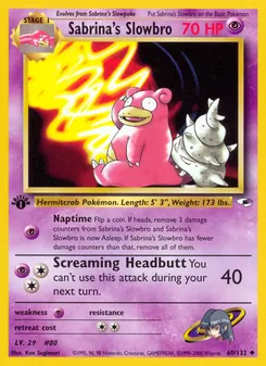 Kaart Sabrina's Slowbro