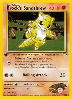 Kaart Brock's Sandshrew