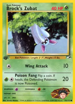 Kaart Brock's Zubat