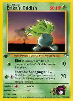 Kaart Erika's Oddish