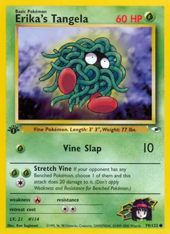 Kaart Erika's Tangela