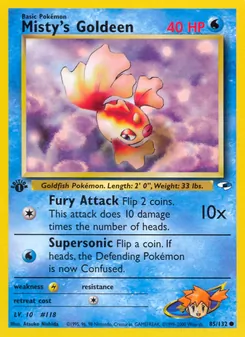 Kaart Misty's Goldeen