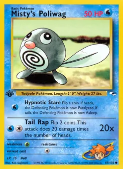 Kaart Misty's Poliwag