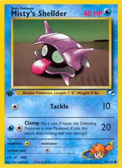 Kaart Misty's Shellder