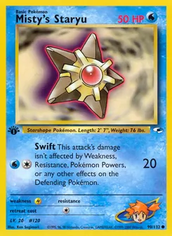 Kaart Misty's Staryu