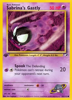 Kaart Sabrina's Gastly