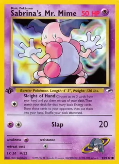 Kaart Sabrina's Mr. Mime