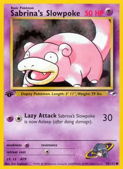 Kaart Sabrina's Slowpoke