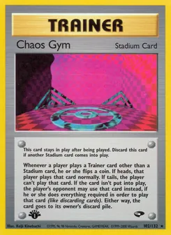 Kaart Chaos Gym