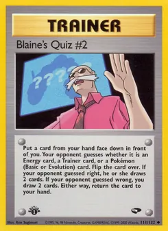 Kaart Blaine's Quiz #2