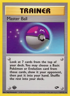 Kaart Master Ball