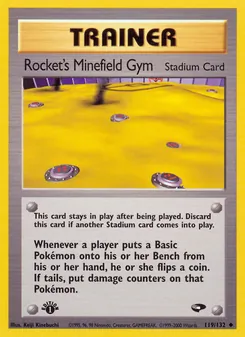 Kaart Rocket's Minefield Gym