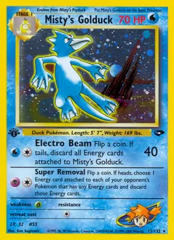 Kaart Misty's Golduck