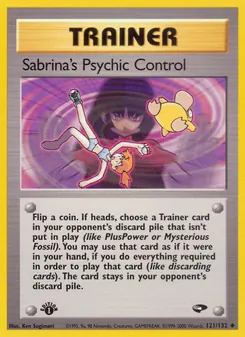 Kaart Sabrina's Psychic Control