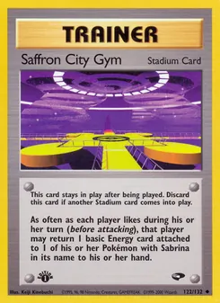 Kaart Saffron City Gym