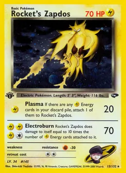 Kaart Rocket's Zapdos