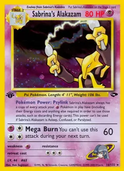 Kaart Sabrina's Alakazam