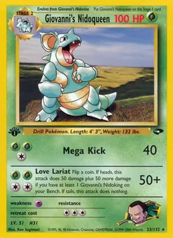 Kaart Giovanni's Nidoqueen