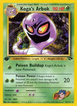 Kaart Koga's Arbok