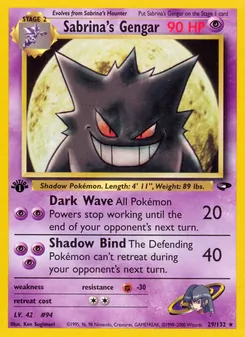 Kaart Sabrina's Gengar