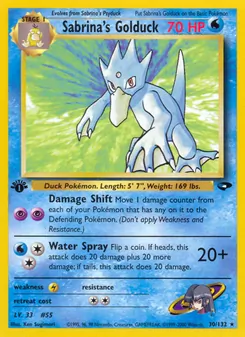 Kaart Sabrina's Golduck