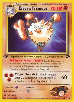 Kaart Brock's Primeape