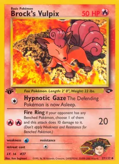 Kaart Brock's Vulpix