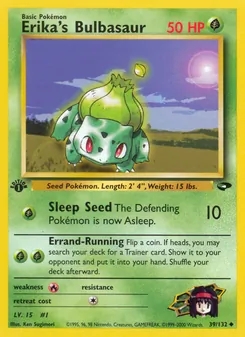 Kaart Erika's Bulbasaur