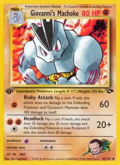 Kaart Giovanni's Machoke