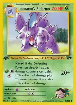 Kaart Giovanni's Nidorino