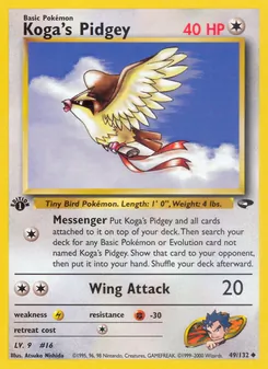 Kaart Koga's Pidgey