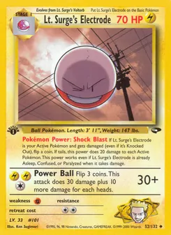 Kaart Lt. Surge's Electrode