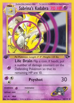 Kaart Sabrina's Kadabra
