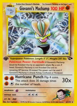 Kaart Giovanni's Machamp