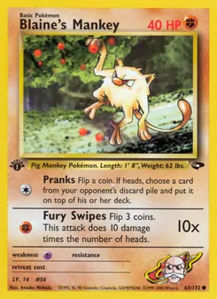 Kaart Blaine's Mankey