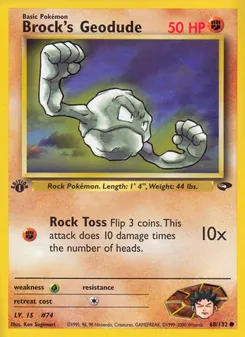 Kaart Brock's Geodude