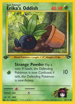 Kaart Erika's Oddish